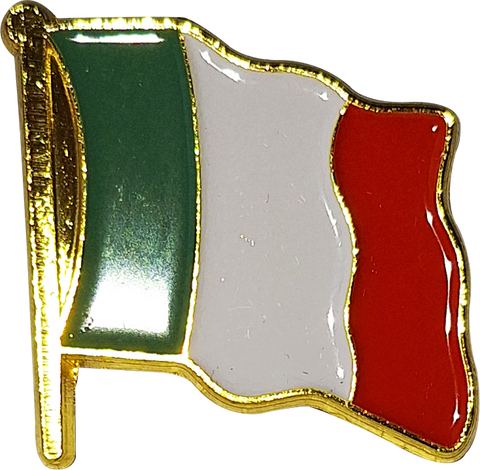 LP01 - Tri Colour Irish Flag Lapel Pin