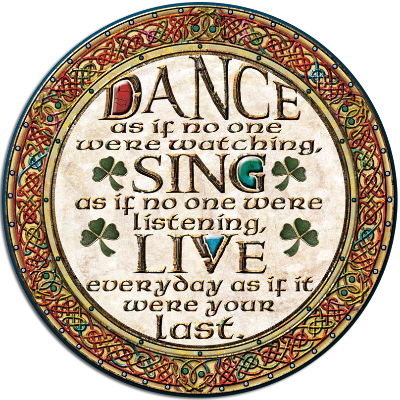 CDC19 - Dance - 4 Pack Irish Drink Coaster