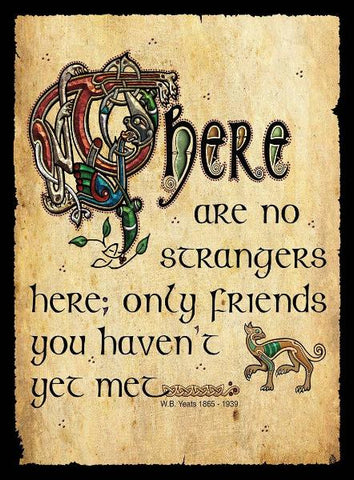 CFM08 - "There are no Strangers here...." Fridge Magnet