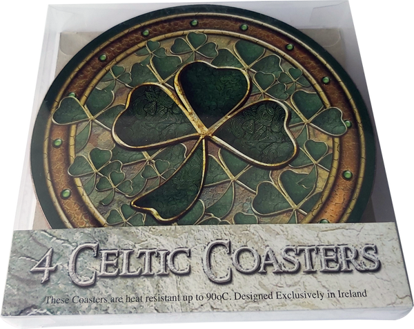 CDC38 - Claddagh - 4 Pack Irish Drink Coaster