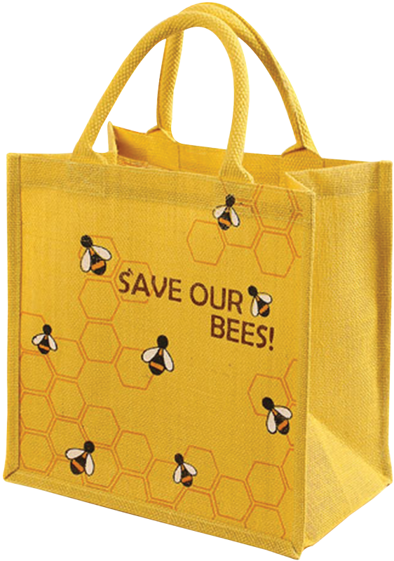 EA 1571 Save our Bees Eco Jute Bag