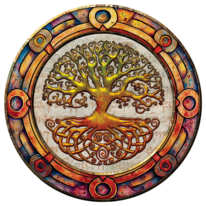 CDC40 - Tree of Life 2024 - 4 Pack Irish Drink Coaster