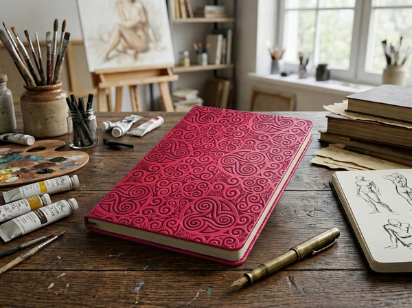 LJPB - Faux Leather Sketchbook - Available in 4 Colours