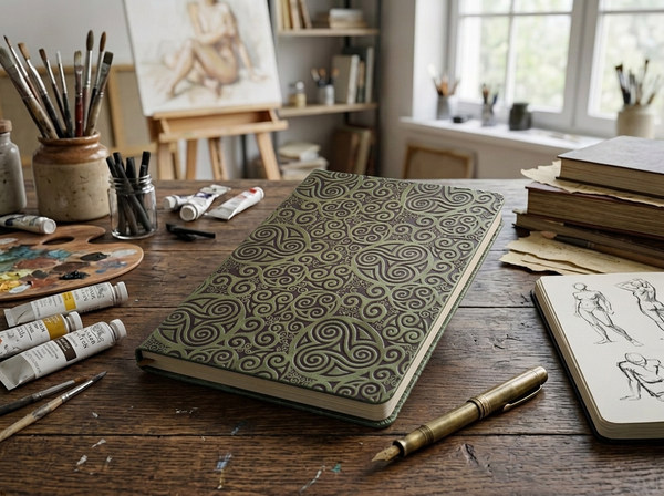 LJPB - Faux Leather Sketchbook - Available in 4 Colours