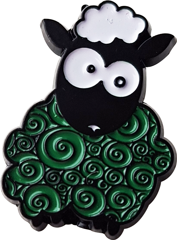 LP12 - Funny Sheep Lapel Pin