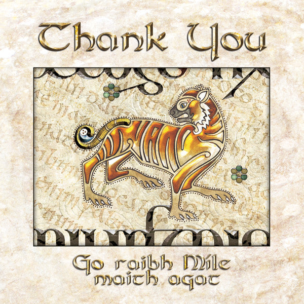 C204 - Thank You Celtic Greeting Card