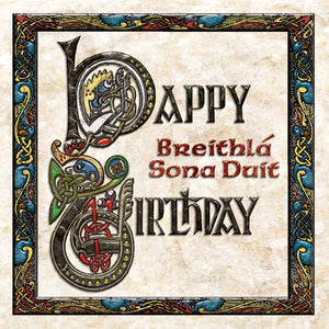 C210 - Bilingual Irish Greeting Card