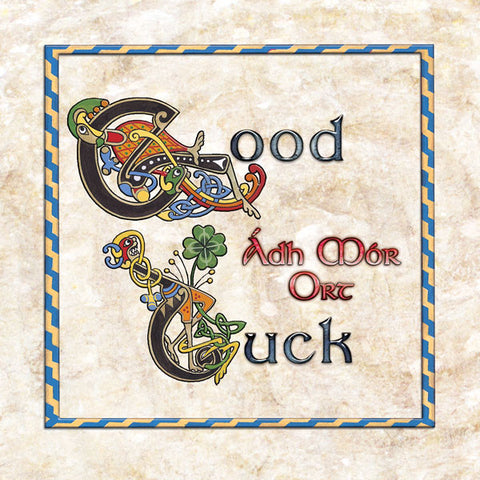 C213 Celtic Good Luck Card