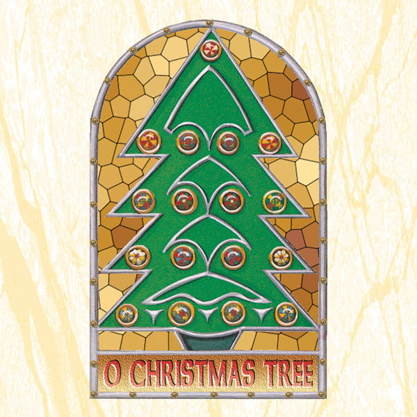 C220 O Christmas Tree Card