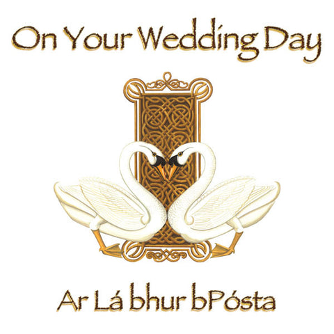 C233 Two Swan Wedding Card