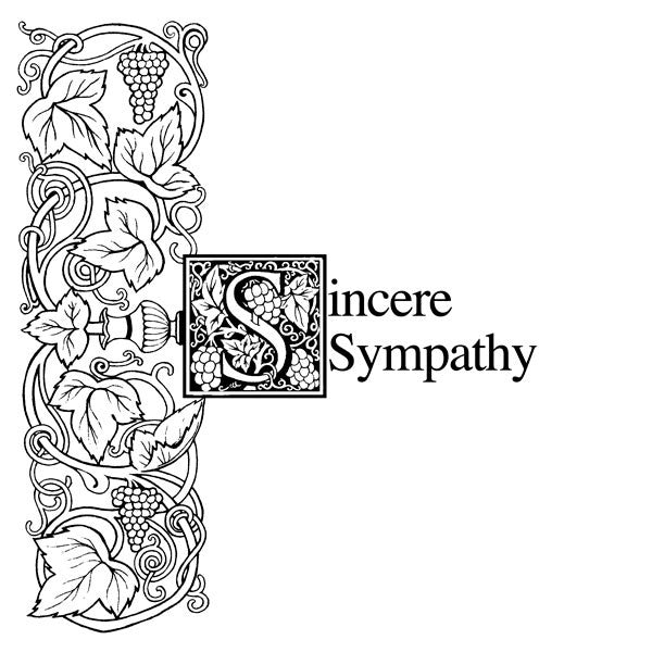 C239 Grape Vine Sympathy Card