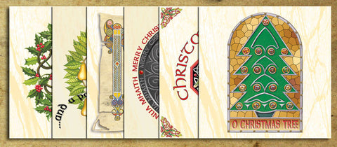 C2X6PK 6 Pack Christmas Cards