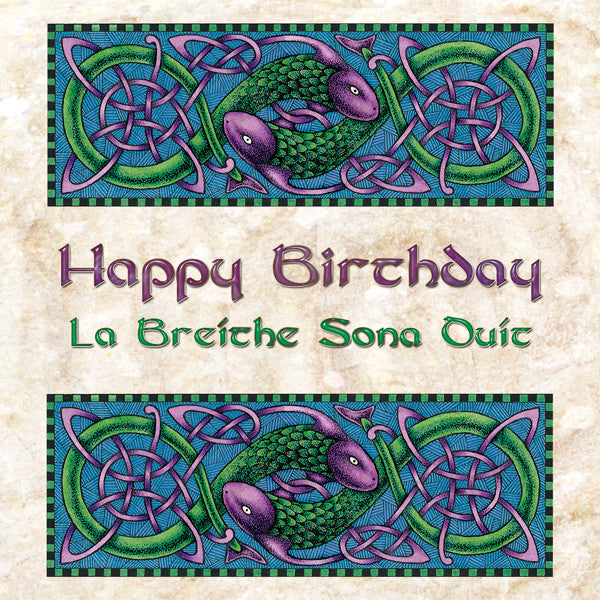 C305 - Bilingual Irish Greeting Card