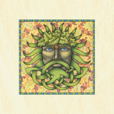 C309 The Green Man Blank Card