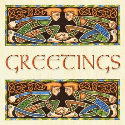 C311 Celtic Warriors Greeting card