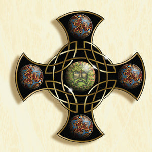 C312 Celtic Iron Cross Blank Card