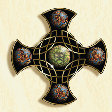 C312 Celtic Iron Cross Blank Card