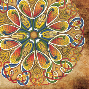 C505 Celtic Spiral Blank Card