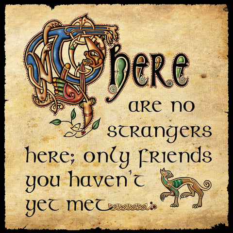 C602 No Strangers Here Blank Card