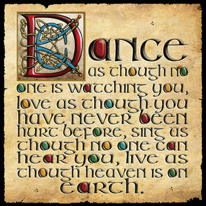 C608 Dance as if Blank Card
