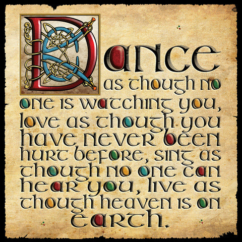 C608 Dance as if Blank Card
