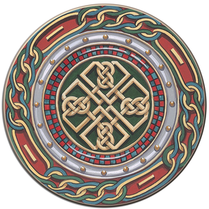 CDC01 - Celtic Shield - 4 Pack Irish Drink Coaster