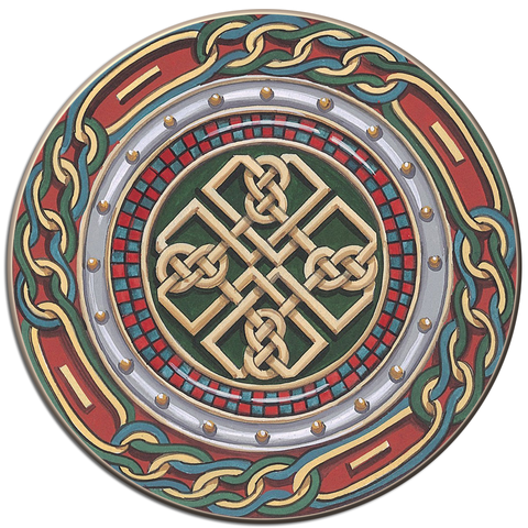 CDC01 - Celtic Shield - 4 Pack Irish Drink Coaster