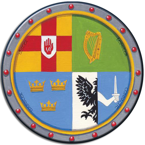 CDC18 - Four Province - 4 Pack Irish Drink Coaster