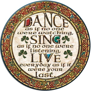 CDC19 - Dance - 4 Pack Irish Drink Coaster