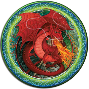 CDC28 - Red Dragon - 4 Pack Drink Coaster