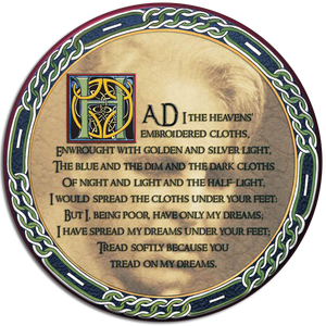 CDC30 - WB Yeats - 4 Pack Irish Drink Coaster
