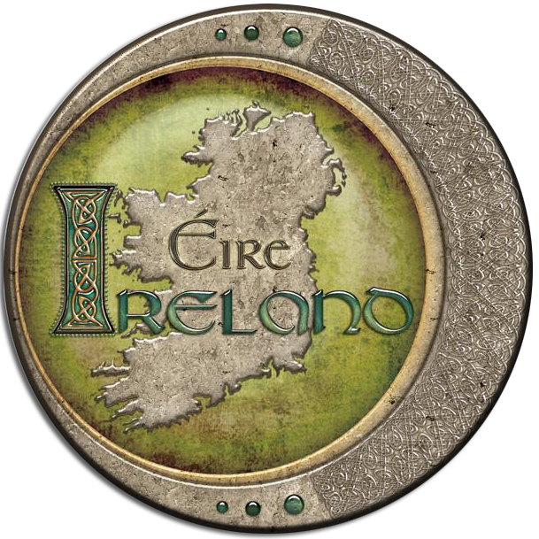 CDC31 - Ireland Map - 4 Pack Irish Drink Coaster