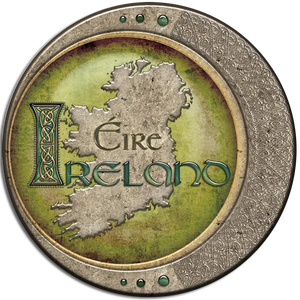 CDC31 - Ireland Map - 4 Pack Irish Drink Coaster