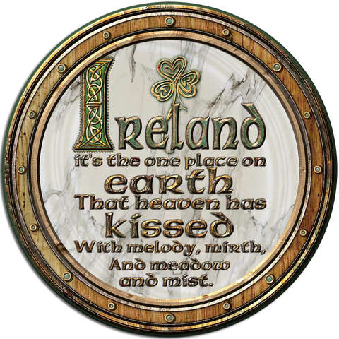 CDC32 - Ireland Saying - 4 Pack Irish Drink Coaster