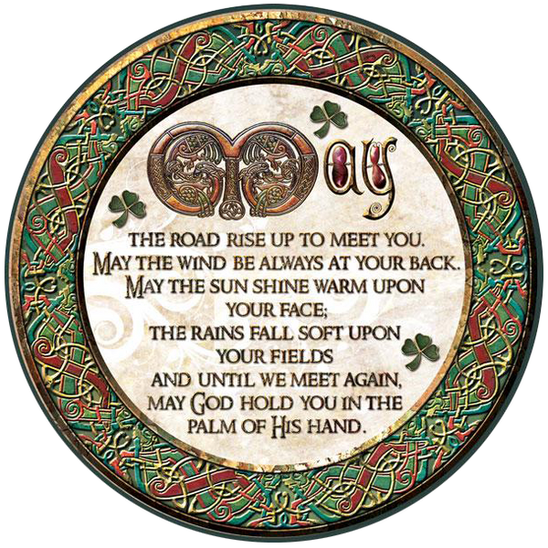 CDC36 - May the Road Rise - 4 Pack Irish Drink Coaster