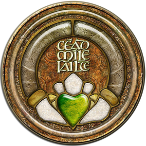 CDC38 - Claddagh - 4 Pack Irish Drink Coaster