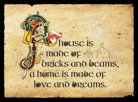 CFM06 - "A House is Made..." Fridge Magnet