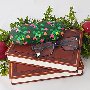 CGL08 - Multi Color Shamrocks Glasses Case