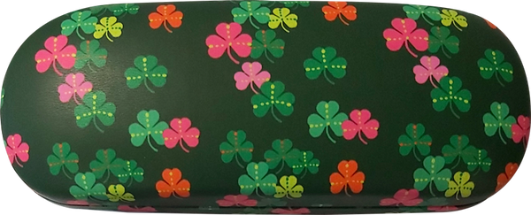 CGL08 - Multi Color Shamrocks Glasses Case