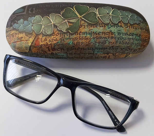 CGL12 - Shamrock Manuscript Glasses Case