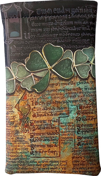 CGP12 -  Shamrock Manuscript Glasses Pouch