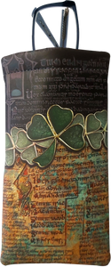 CGP12 -  Shamrock Manuscript Glasses Pouch