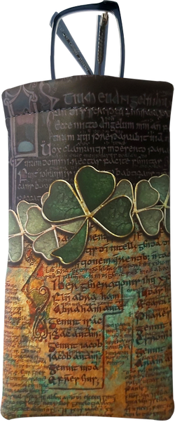 CGP12 -  Shamrock Manuscript Glasses Pouch