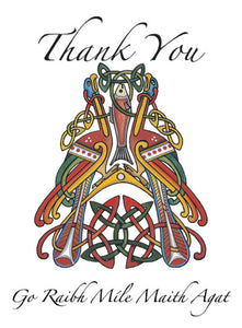 CNC08 Bird and Fish Thank You Notecards