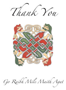 CNC13 Celtic Warriors Thank You Notecards