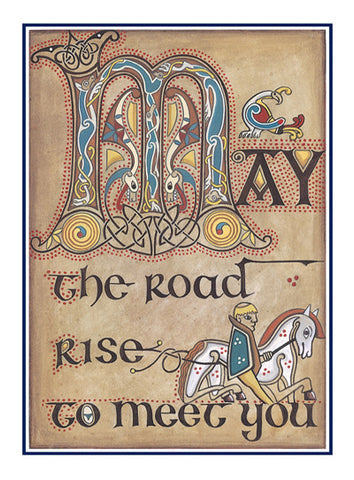 CNC15 May the Road Rise Notecards