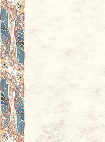 CNP05 Celtic Heron Notepaper