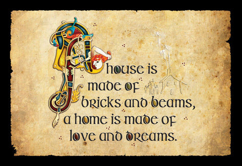 CQMP06 A House is Made Mini Print