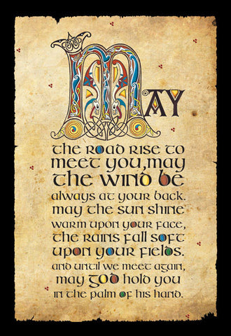 CQMP07 May the Road Rise Mini Print