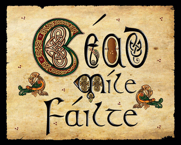 CQP05 Cead Mile Failte Print